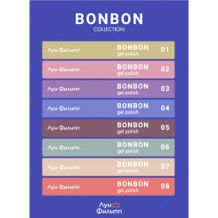 Наклейки на типсы Луи Филипп Bonbon Collection