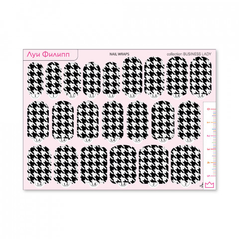 Луи Филипп Nail Wraps BUSINESS LADY
