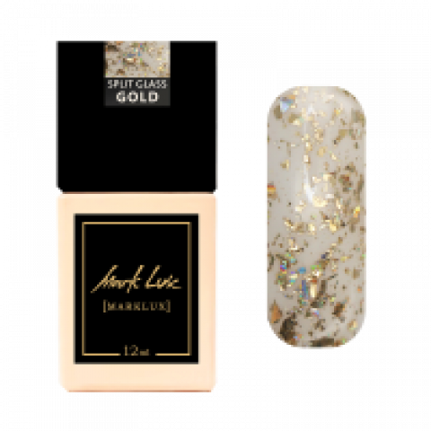 Гель-лак MarkLux Split Glass gold (12мл)